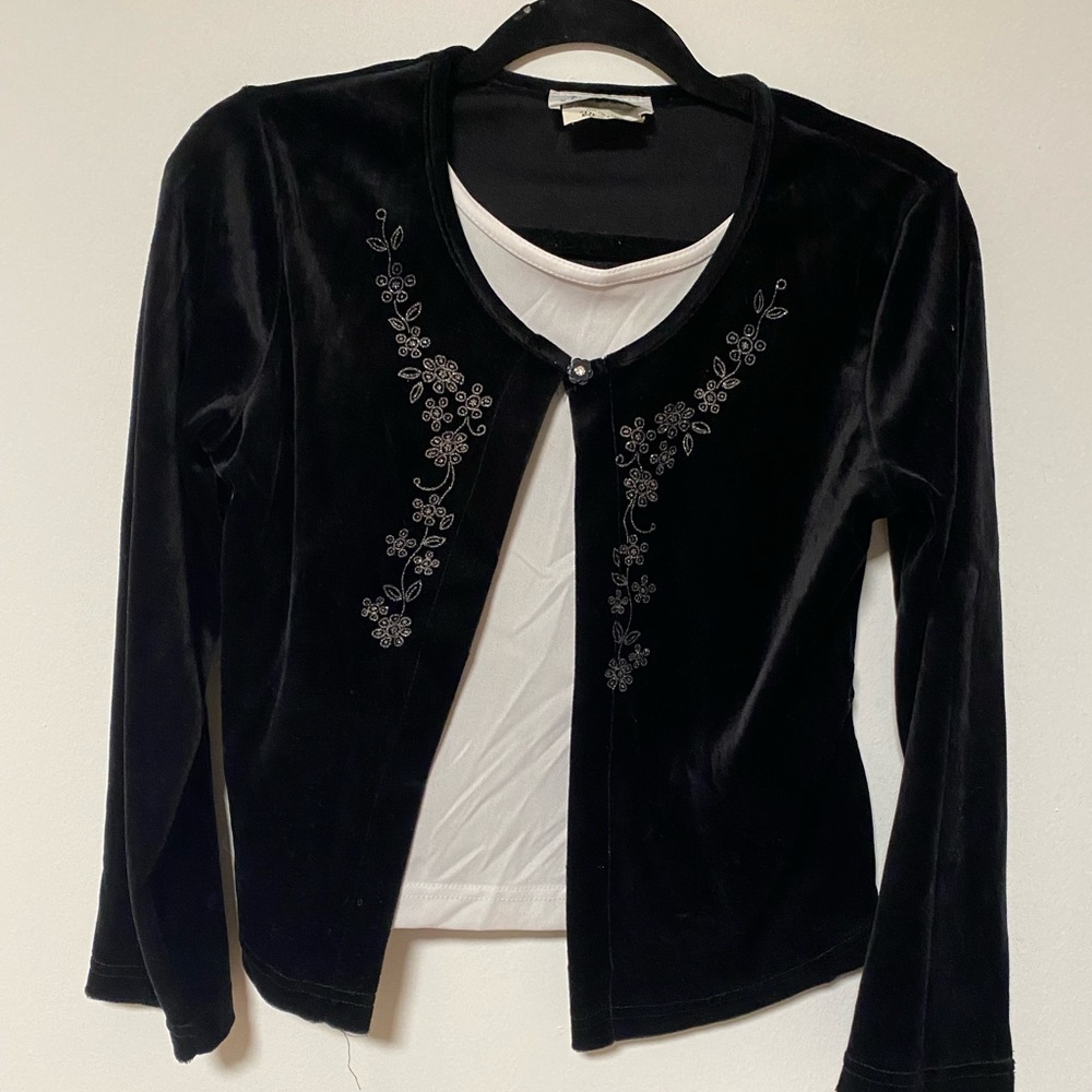 Vintage Amy Byer Cami & Cardigan Set